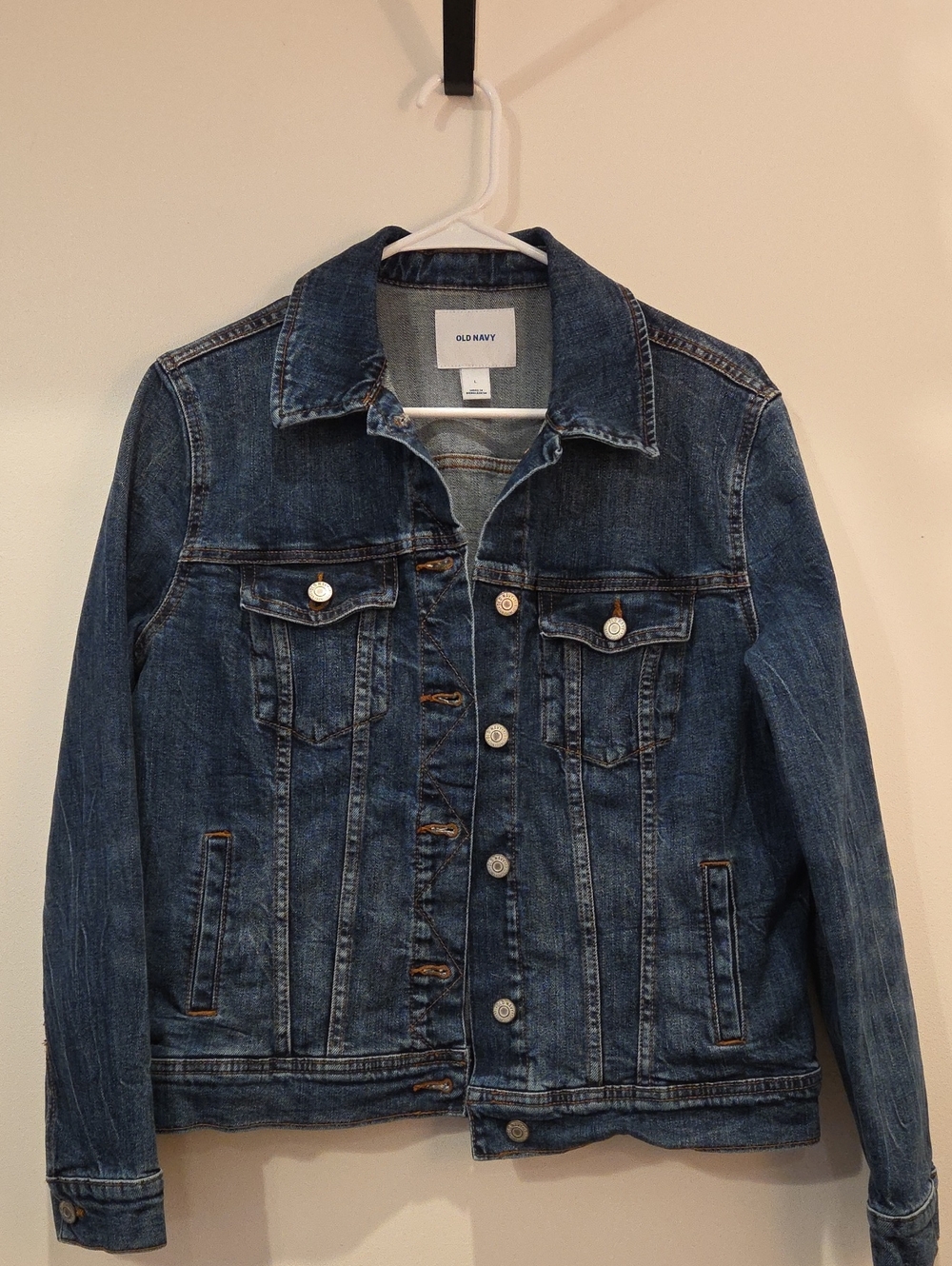 Old Navy Classic Blue Denim Jean Jacket